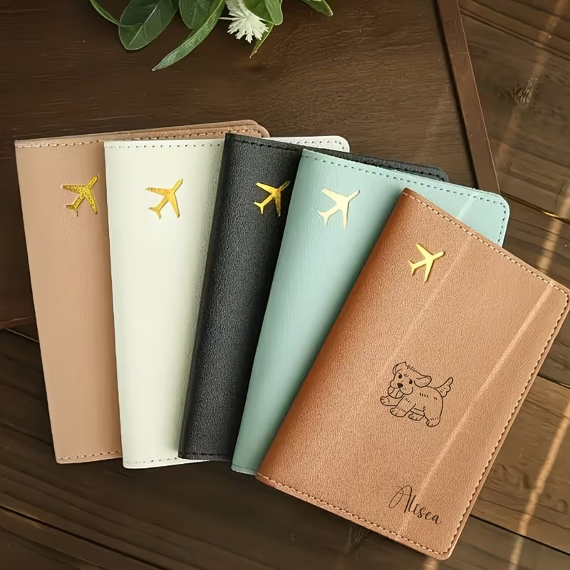Travel Accessories Passport Holder - Custom Passport Cover with a Cute
