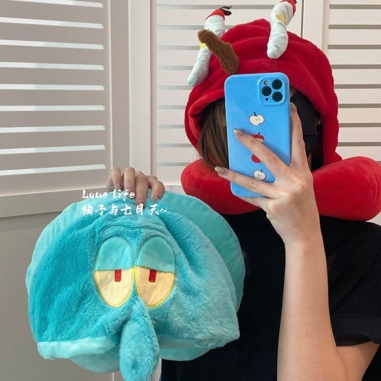 Kawaii Anime SpongeBob Hooded  - Travel Accessories Girly review and price