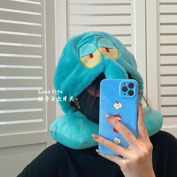 Kawaii Anime SpongeBob Hooded  - Travel Accessories Girly review and price