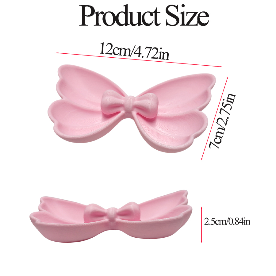 2Pcs Mini Bow-Shaped Jewelry S - Travel Accessories Girly review and price
