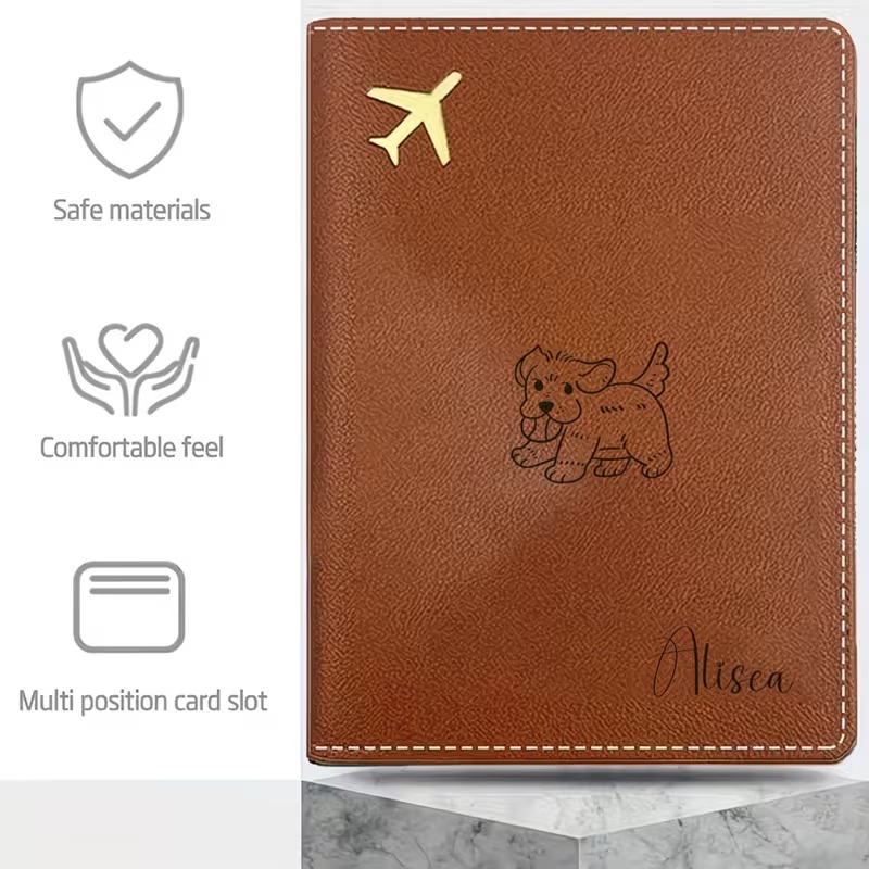Custom Passport Cover with a C - Travel Accessories Passport Holder review and price