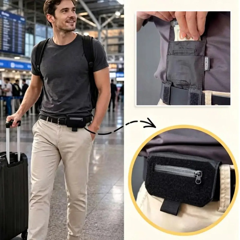 Portable Waist Belt Wallet,Men - Travel Accessories Passport Holder review and price